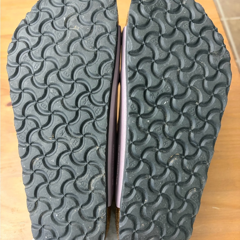 Birkenstock Lavender Triple-Strap Sandals - Picture 6 of 8